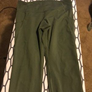 Olive green leggings